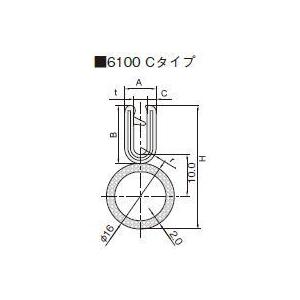 岩田製作所 トリムシール 6100-B-3X16CT-L74 6100シリーズ Cタイプ 黒｜dendouki｜02