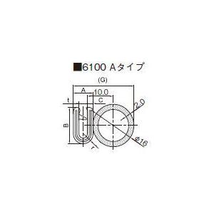 岩田製作所 トリムシール 6100-B-3X64AT-L73 6100シリーズ Aタイプ 黒｜dendouki｜02