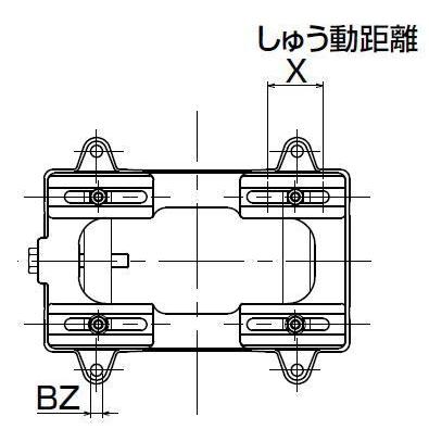 三菱 三菱電機 SF-P-BASE-90L モーターベース : 伝動機ドット 三菱 三菱電機 SF-P-BASE-90L モーターベース : 伝動機ドット