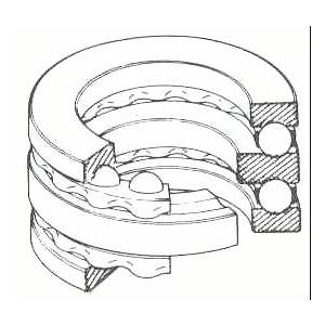 NSK・日本精工 52218 ベアリング 複式スラスト玉軸受