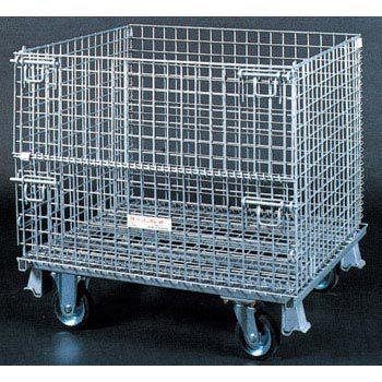 【サンキンパレット】SCS-3【中古】【店頭引取限定】14,300円 メッシュパレット SCS-3-futa 本体一体型蓋付き 呼称寸法：1000W×800L