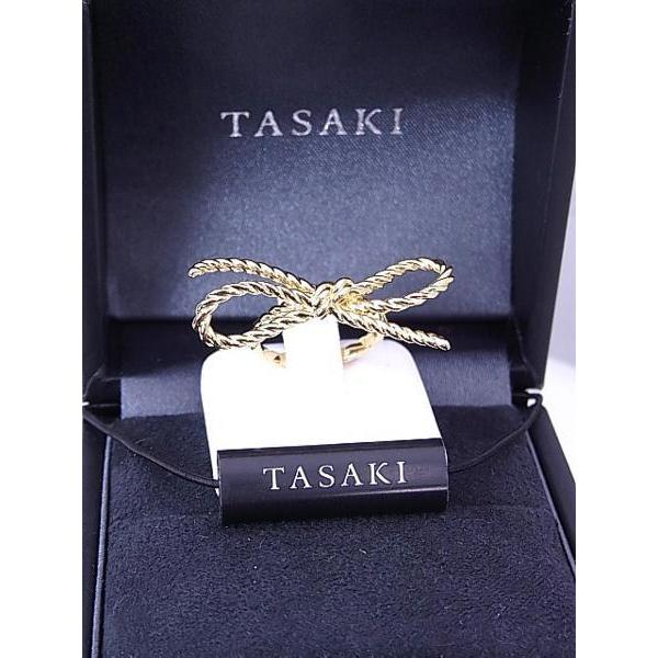 送料込 TASAKI タサキ 18金YG ツイスト リボン リング 10号 新品 送料込 TASAKI タサキ 18金YG ツイスト リボン リング 10号 新品