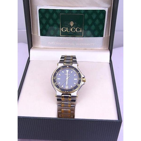 GUCCI 即買 グッチ 男性用 ダイバーズ クォーツ時計 9700M 美品 GUCCI 即買 グッチ 男性用 ダイバーズ クォーツ時計 9700M 美品