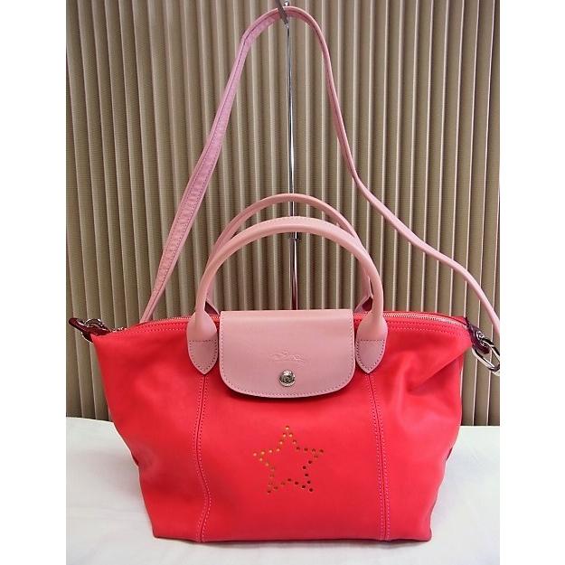 送無 ロンシャン ルプリアージュ キュイール カスタマイズ レザー2way  