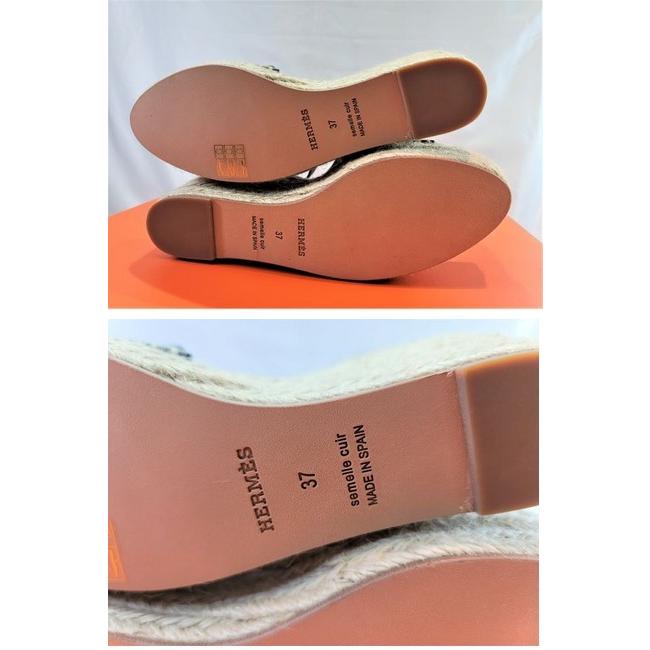 HERMES 【新品】エルメス HERMES ケリー金具 ウェッジソール HERMES 【新品】エルメス HERMES ケリー金具 ウェッジソール