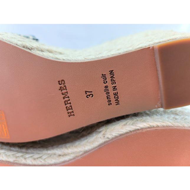HERMES 【新品】エルメス HERMES ケリー金具 ウェッジソール HERMES 【新品】エルメス HERMES ケリー金具 ウェッジソール