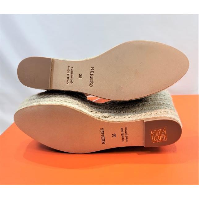 HERMES 【新品】エルメス HERMES ケリー金具 ウェッジソール HERMES 【新品】エルメス HERMES ケリー金具 ウェッジソール