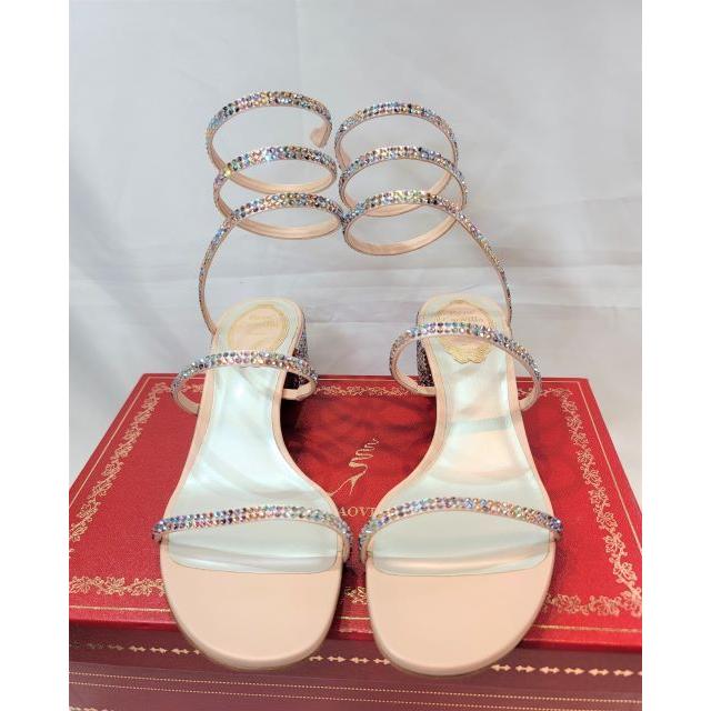 H773 新品未使用 23cm 36 レネカオヴィラ ラメ サンダル レディース レネ カオヴィラ サンダル 36