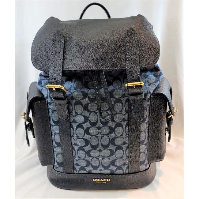 COACH コーチ ハドソン HUDSON バックパック デニム シャンブレー  