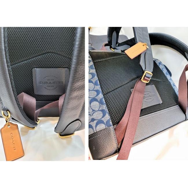 COACH コーチ ハドソン HUDSON バックパック デニム シャンブレー 