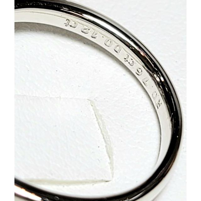 K18WG ルビー 0.76ct ダイヤモンド 0.12ct ハートモチーフ ミステリー  