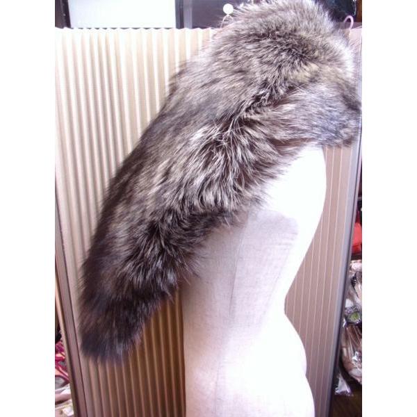 送無 SAGA FOX シルバーフォックス ストール マフラー 新品同様  