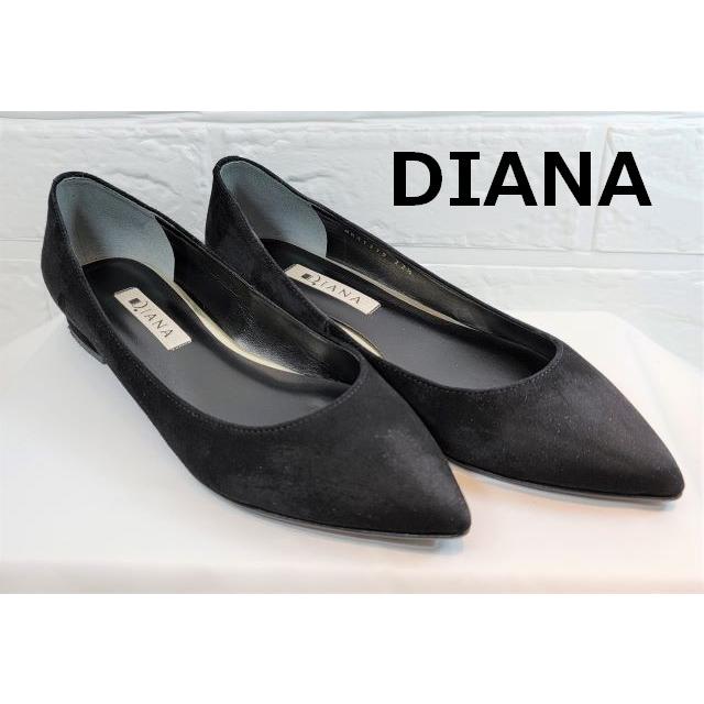 DIANA ダイアナ スェードレザー シンプル フラットシューズ DIANA ダイアナ スェードレザー シンプル フラットシューズ