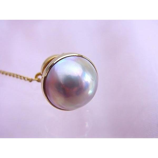 TASAKI 田崎真珠 K14YG マベパール タイピン タイタック 極美品 TASAKI 田崎真珠 K14YG マベパール タイピン タイタック 極美品