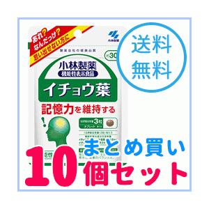 【10個セット】小林製薬の栄養補助食品　イチョウ葉　90粒（約30日分）