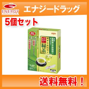 【送料無料！5個セット！】【日清オイリオ】 【機能性表示食品】食事のおともに食物繊維入り緑茶 7g&times;60本