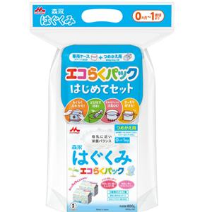 はぐくみ エコらくパック 4パックと専用ケースと50mlスプーン Amazon