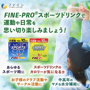 FINE JAPAN 【ファイン】スポーツドリンクパウダー 400g(40g×10袋