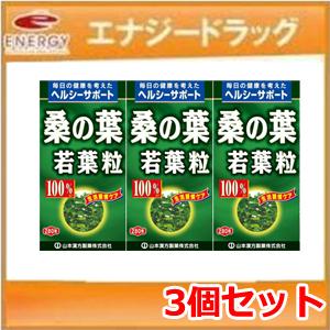 【山本漢方】　桑の葉粒100％　250ｍｇ×280粒　【3個セット】｜denergy