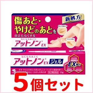 【第2類医薬品】【5個セット】【小林製薬】アットノン EX　ジェル　15g×5｜denergy