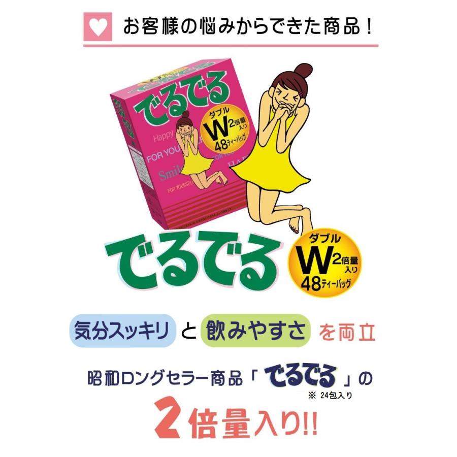 でるでるW （7.4g×48包入り）×2個セット 昭和製薬 健康茶 ノンカロリー