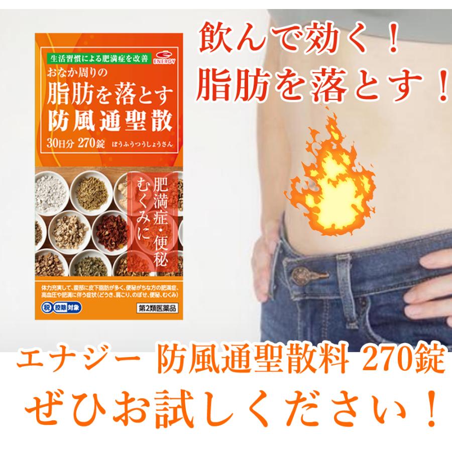 ENERGY 【あすつく】エナジー 防風通聖散料 270錠 30日分 肥満症 ENERGY 【あすつく】エナジー 防風通聖散料 270錠 30日分 肥満症