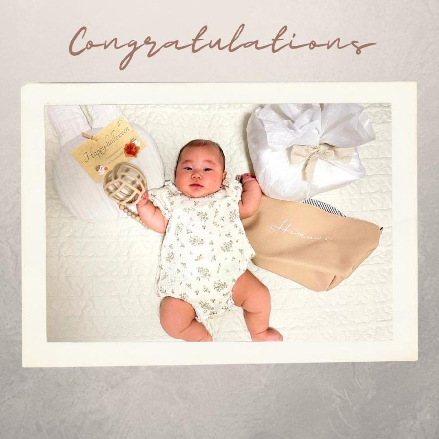 出産祝い 女の子 男の子 名入れ ベビーストッカー おしゃれ くすみ