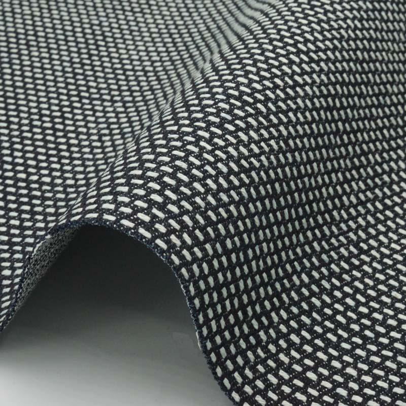 デニム生地 岡山デニム ジャガードデニム 刺子風デニム 綿100% デニム生地 ハンドメイド ジーンズ | ブランド登録なし | 01