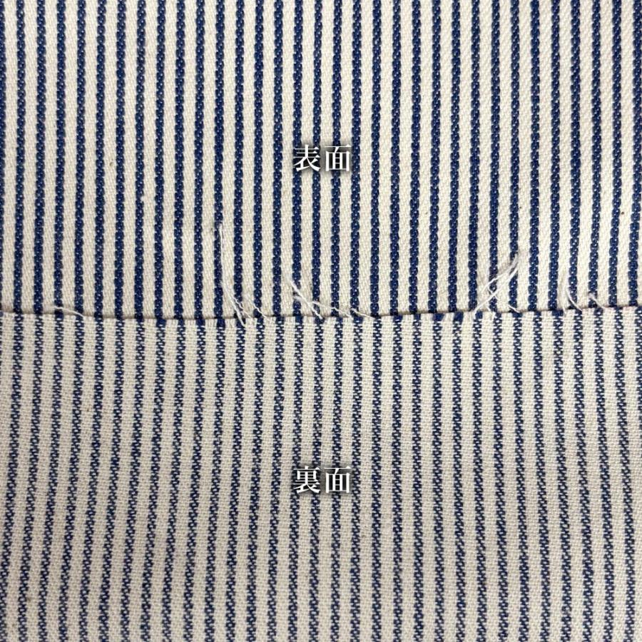 ヒッコリー 生地 綿 ストレッチ デニム 薄手 7オンス ストライプ パンツ シャツ ジーンズ ジャケット 商用利用可能 日本製 岡山 でに丸 | ブランド登録なし | 05