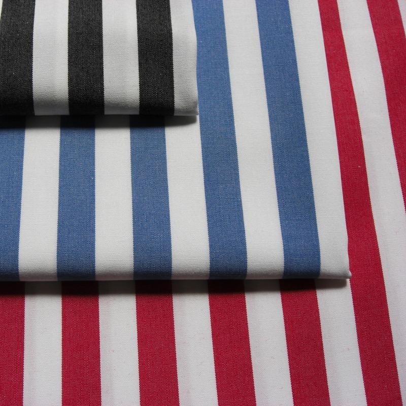 生地 岡山県産 高密度先染めロンドンストライプＢ 綿 コットン 100% 全6色 生地 薄手生地 | ブランド登録なし | 01
