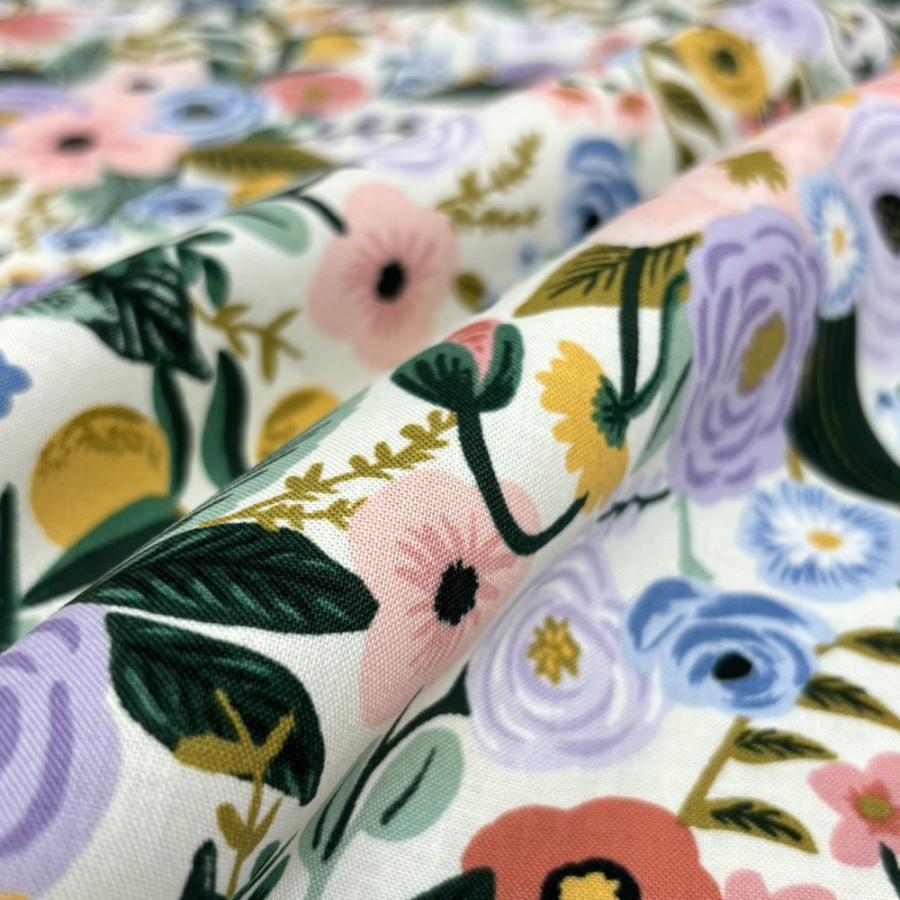10cm単位 コットンアンドスティール  生地 花柄 プリント シーチング 手芸 ハンドメイド ポーチ バッグ USA コットン 綿 ガーデンパーティー COTTON+STEEL | ブランド登録なし | 14