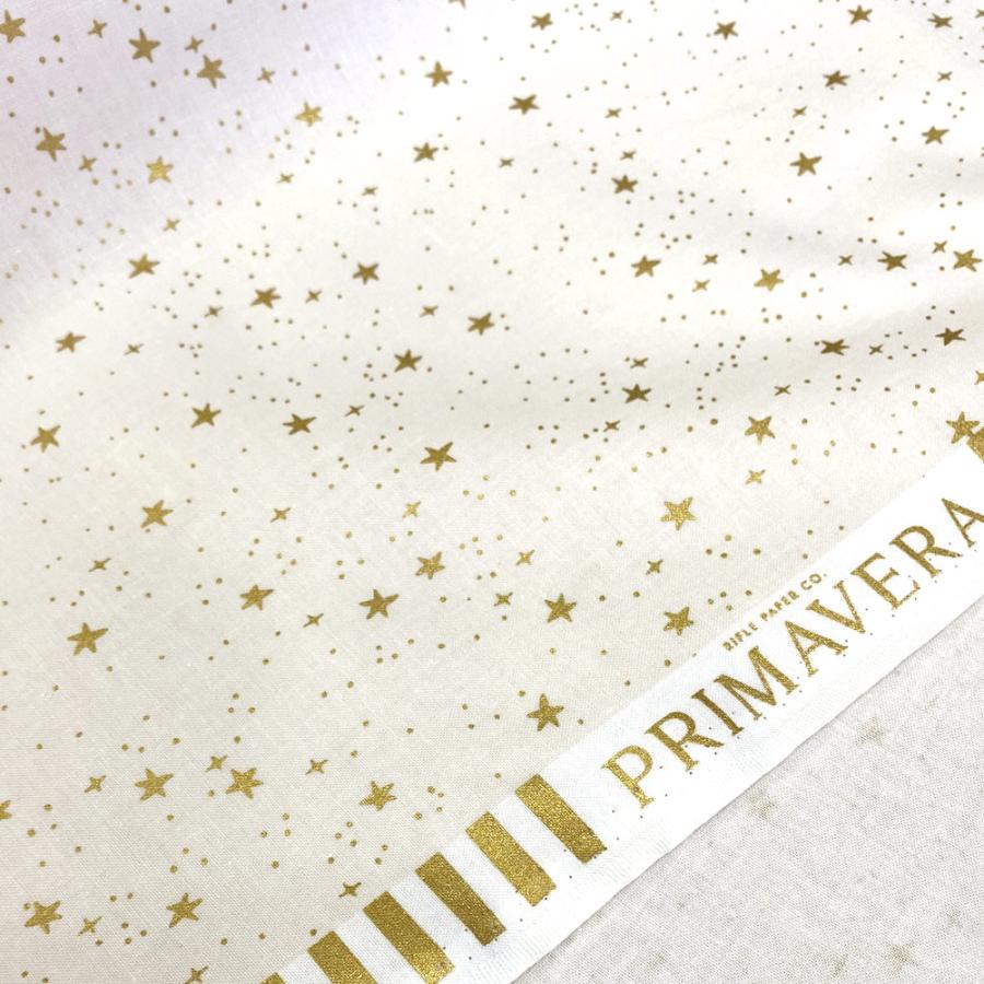 10cm単位 コットンアンドスティール  生地 星柄 プリント シーチング 手芸 ハンドメイド ポーチ バッグ USA コットン 綿 プリマベーラ スターズ COTTON+STEEL | ブランド登録なし | 12