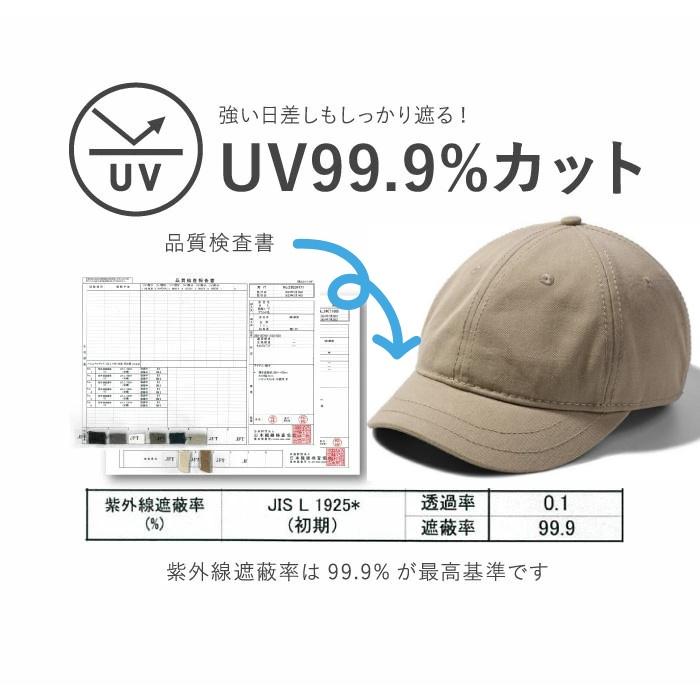キャップ つば短 帽子 メンズ ショートブリムキャップ ビッグサイズ