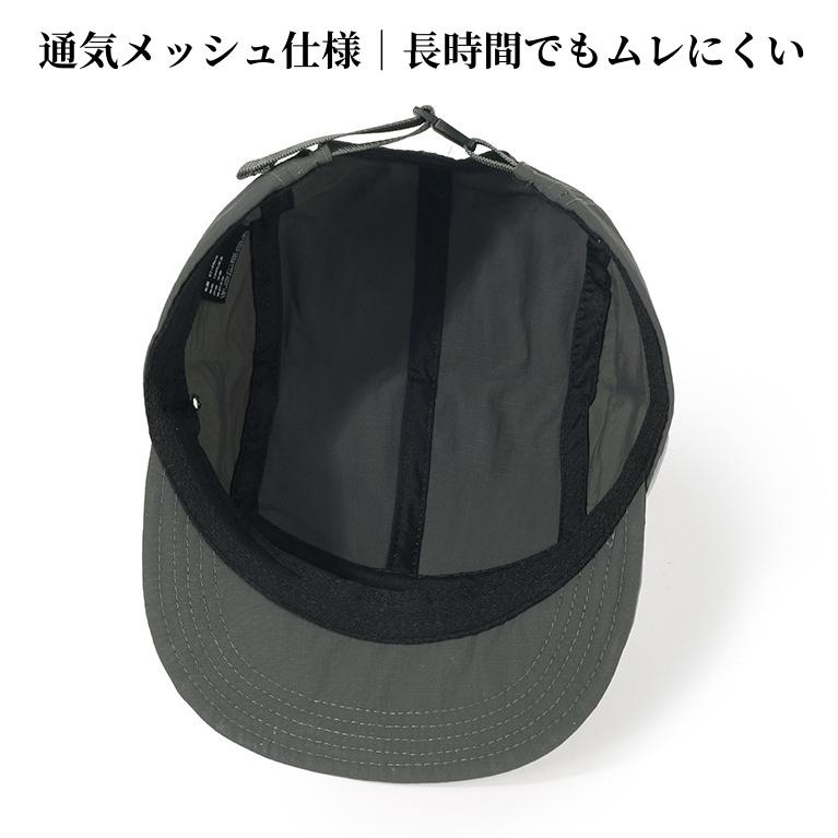帽子 ワークキャップ 短いツバ キャップ メンズ 撥水 速乾 折りたたみ