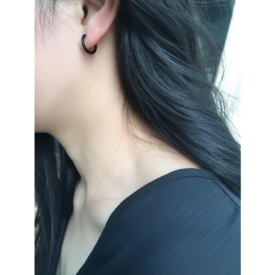 ボディピアス イヤリング20 18 16 14 12 10 8mm(1個売り)シンプル