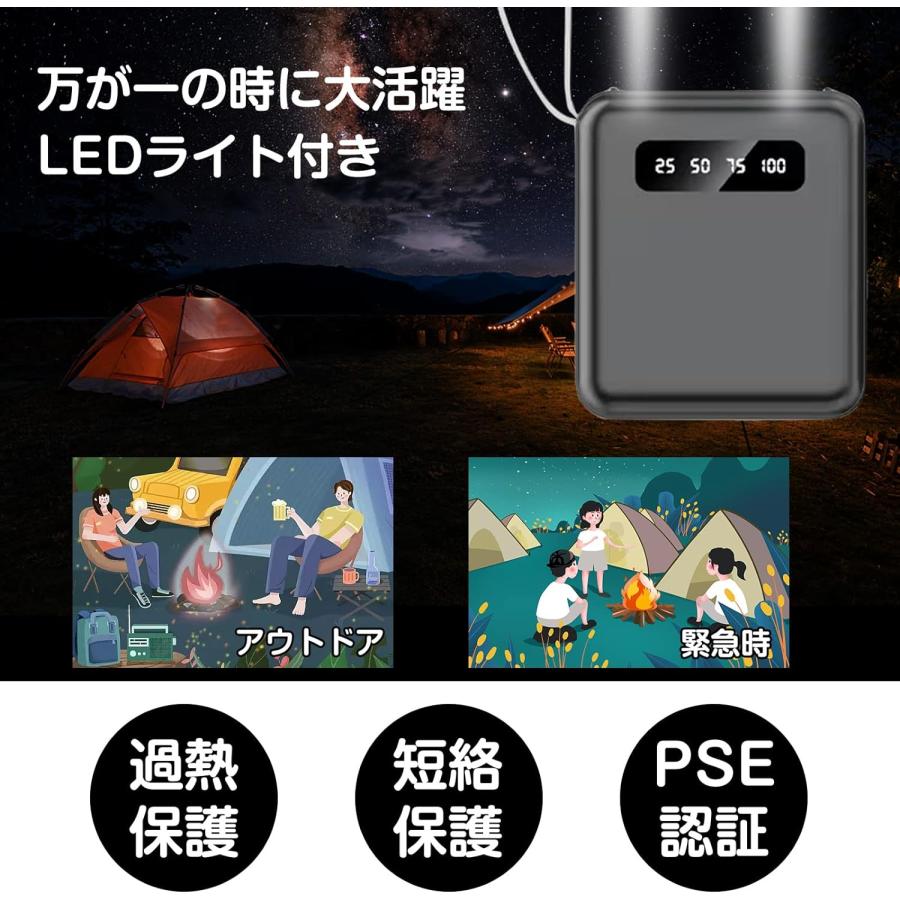 モバイルバッテリー 20000mAh 超小型 大容量 2.1A急速充電 モバイルバッテリー 20000mAh 超小型 大容量 2.1A急速充電