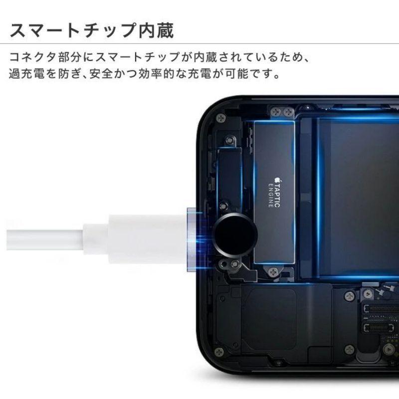 iPhone充電 ケーブル USB iPhone 0.25m/0.5m/1m/2m 高品質 AppleMFI