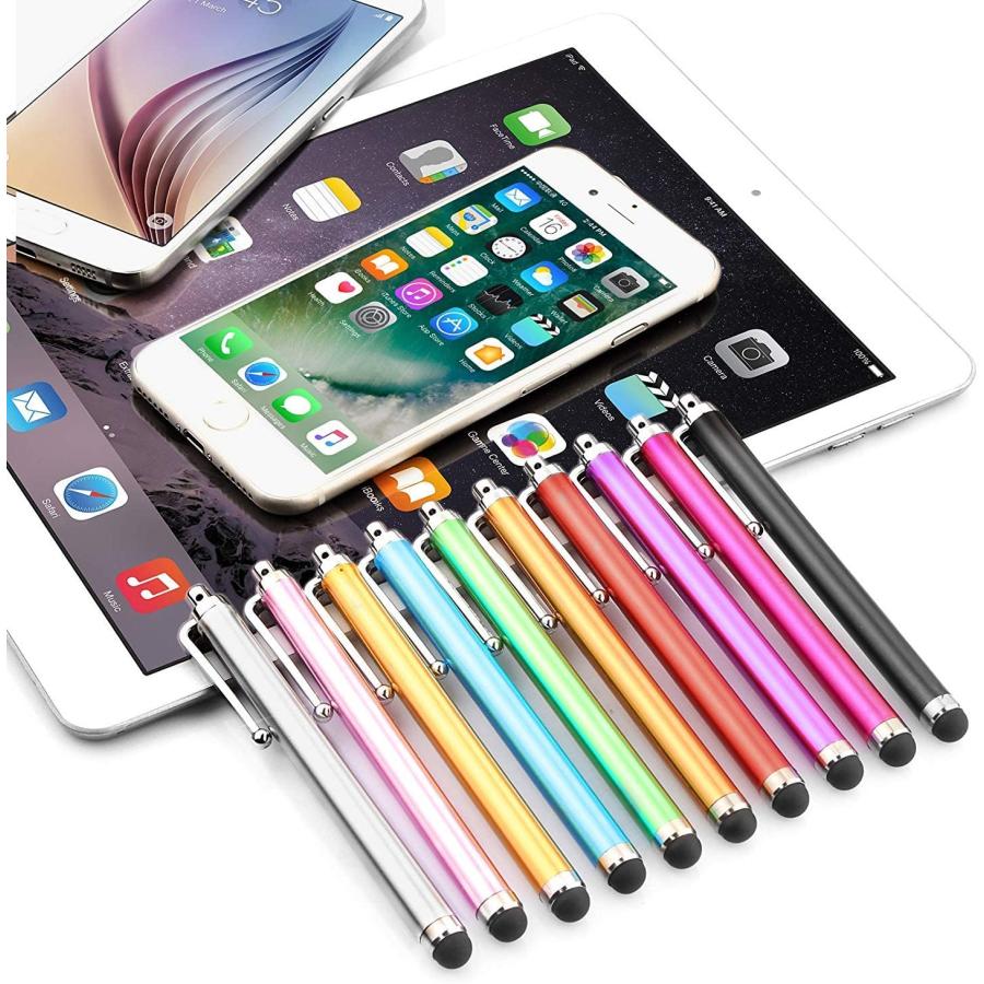 タッチペン スマホ用 極細タッチペン 10本セットipad iphone Android
