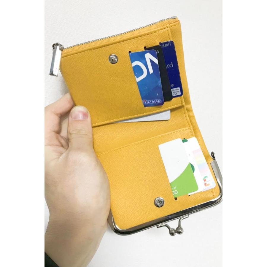 二つ折り財布 レディース がま口財布 コンパクト 財布レディース