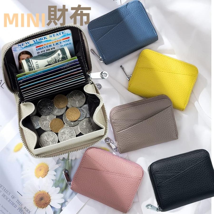 財布 レディース 二つ折り ミニ財布 お札折らない コインケース 小銭入れ カードケース 13枚収納 スキミング防止 コンパクト じゃばら式  ボックス型 大容量 : denimstorm - 通販 - Yahoo!ショッピング