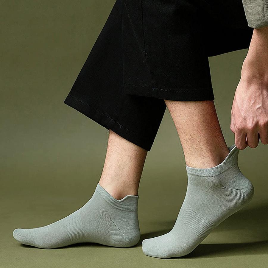 待望 靴下 メンズ ソックス10足組靴下 メンズくるぶしソックス 薄手男性用コットン防臭蒸れにくい通気脱げない くるぶしを守る 24 5 28cm Aynaelda Com
