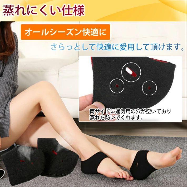 かかとケアサポーター 3足セット かかと靴下 角質ケア つるつる