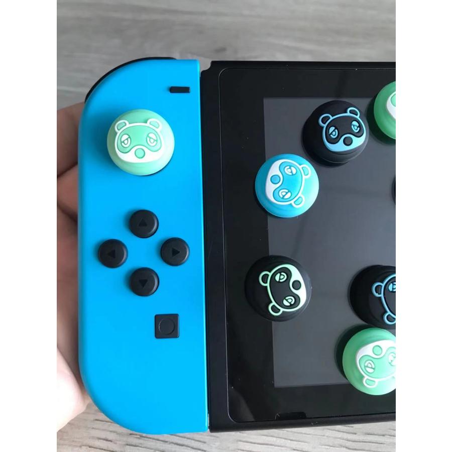 任天堂スイッチ指グリップキャップ たぬきデザイン Switch 有機EL