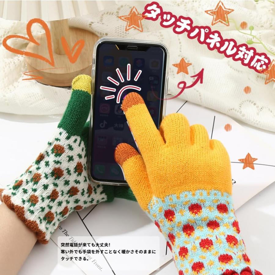 手袋 レディース グローブ てぶくろ スマホ手袋 スマホ対応 防寒手袋