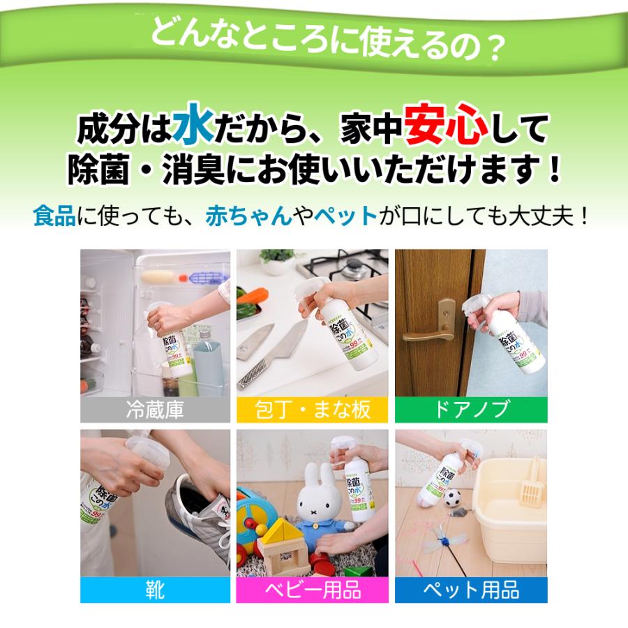 微酸性電解水 除菌に・この水 300ml 付替5本セット : 電解水ショップ