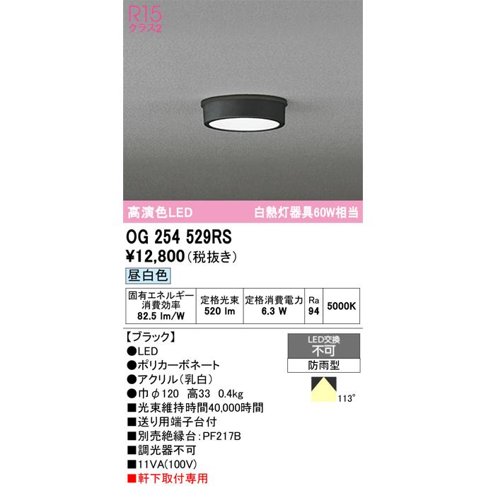 ODELIC（オーデリック） OG254529RS LEDポーチライト : でんきサロンま