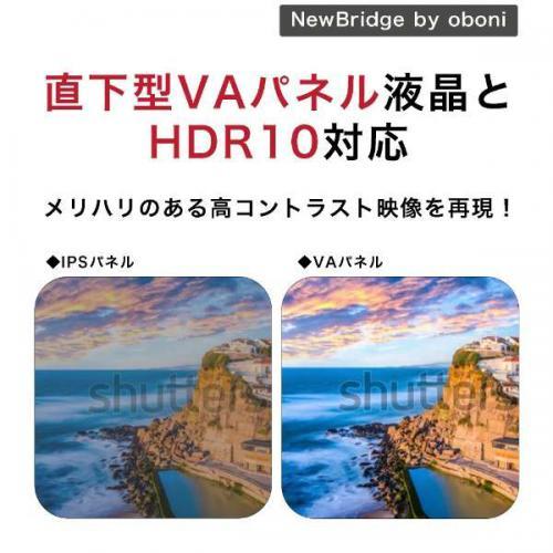 NewBridge 40V型液晶テレビ OBN-40TWD1 液晶テレビ NewBridge ブラック OBN-40TWD1 [40V型 /Bluetooth対応