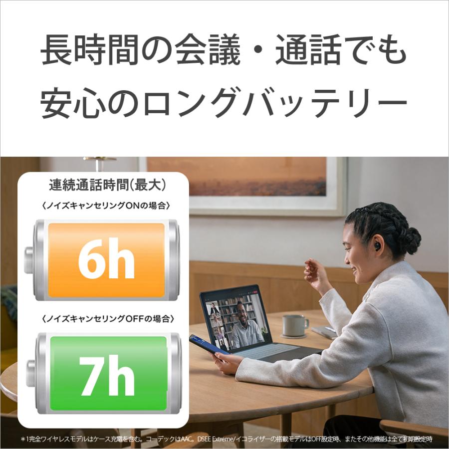 ソニー SONY ノイズキャンセリング ワイヤレスイヤホン Bluetooth ハイレゾ対応 シルバー WF-1000XM5 SC〈WF1000XM5〉 | SONY | 17