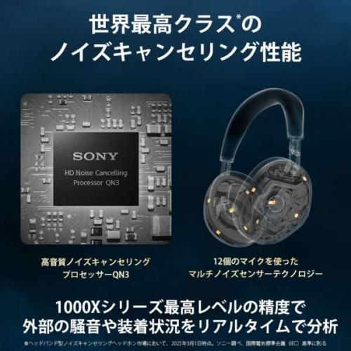 ソニー SONY ワイヤレスノイズキャンセリングステレオヘッドセット