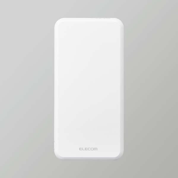 ELECOM（エレコム） モバイルバッテリー 10000mAh ホワイト DE-C38